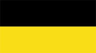 Die Flagge von Baden-Württemberg