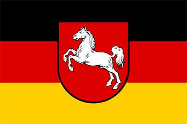 Flagge von Niedersachsen