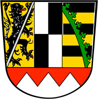 Das Wappen vom Regierungsbezirk Oberfranken