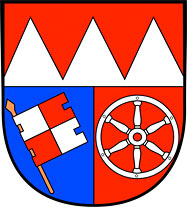 Das Wappen vom Regierungsbezirk Unterfranken